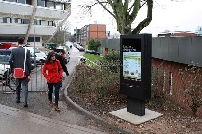 Outdoor Digital Signage Used at Loughborough University