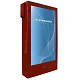The Armagard digital drive thru menu board enclosure in custom red colour | PDS-W-P-UK