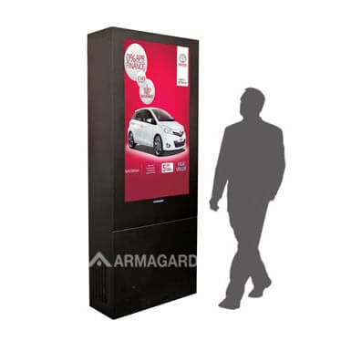 55" anti glare totem digital signage