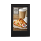 View the battery-operated digital signage front view with screen