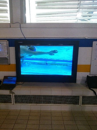 PDS LCD Enclosure in swimming Pool