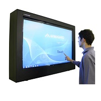 Digital signage touch screen