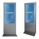 LCD digital signage front and side views