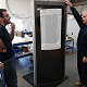 View the digital totem manufacturer of retail unit in production