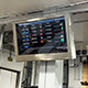Protective enclosure for Redzone manufacturing software display in food manufacturing