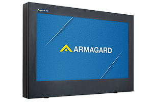 The Armagard TV enclosure is the easiest digital signage available