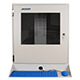 PENC-700 Industrial LCD Monitor Enclosure front view with keyboard tray