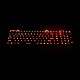 rugged keyboard keys light up with Red keys