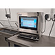 Waterproof industrial computer workstation in a hygienic environment | SENC-500