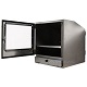 Stainless Steel PC Enclosure side view door open| SENC-800