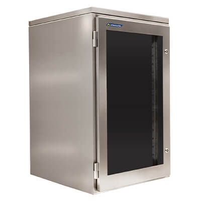 Armagard's Waterproof Rack Mount Cabinet for Hygienic Environments