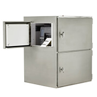 Stainless steel heated printer enclosure | SPRI-800