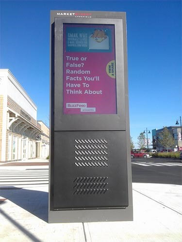 Retail Digital Signage Outdoors