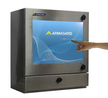 Armagard's rugged touch screen the SENC-450